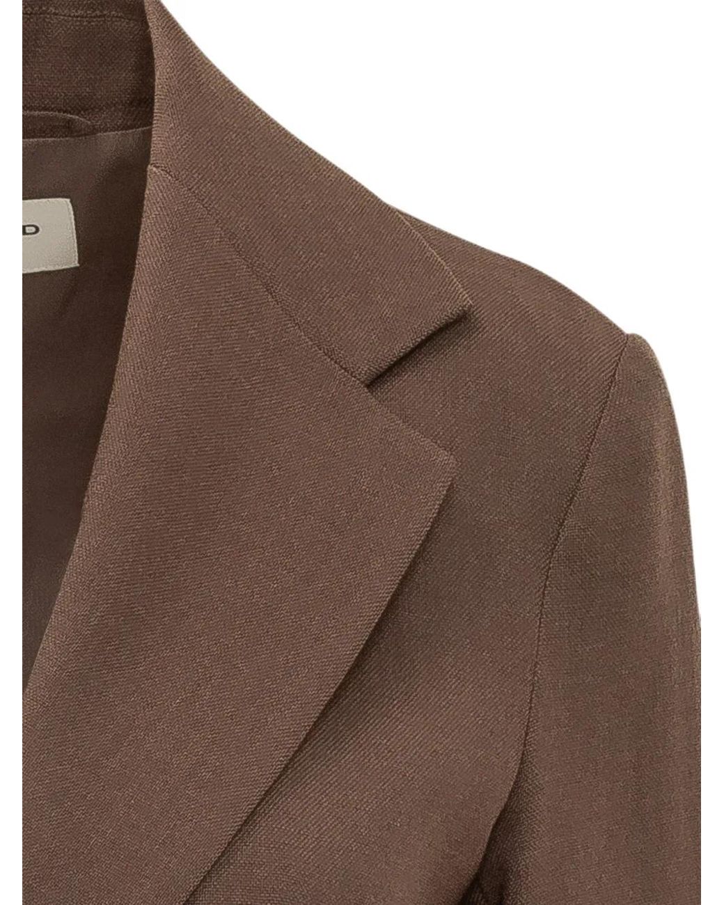 Weekend by Maxmara Brown Blazer À Simple Boutonnage