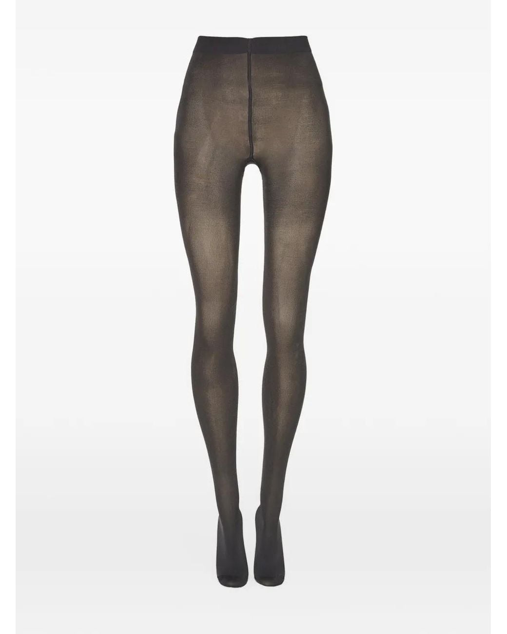Wolford Gray 50 Opaque Shimmering Tights