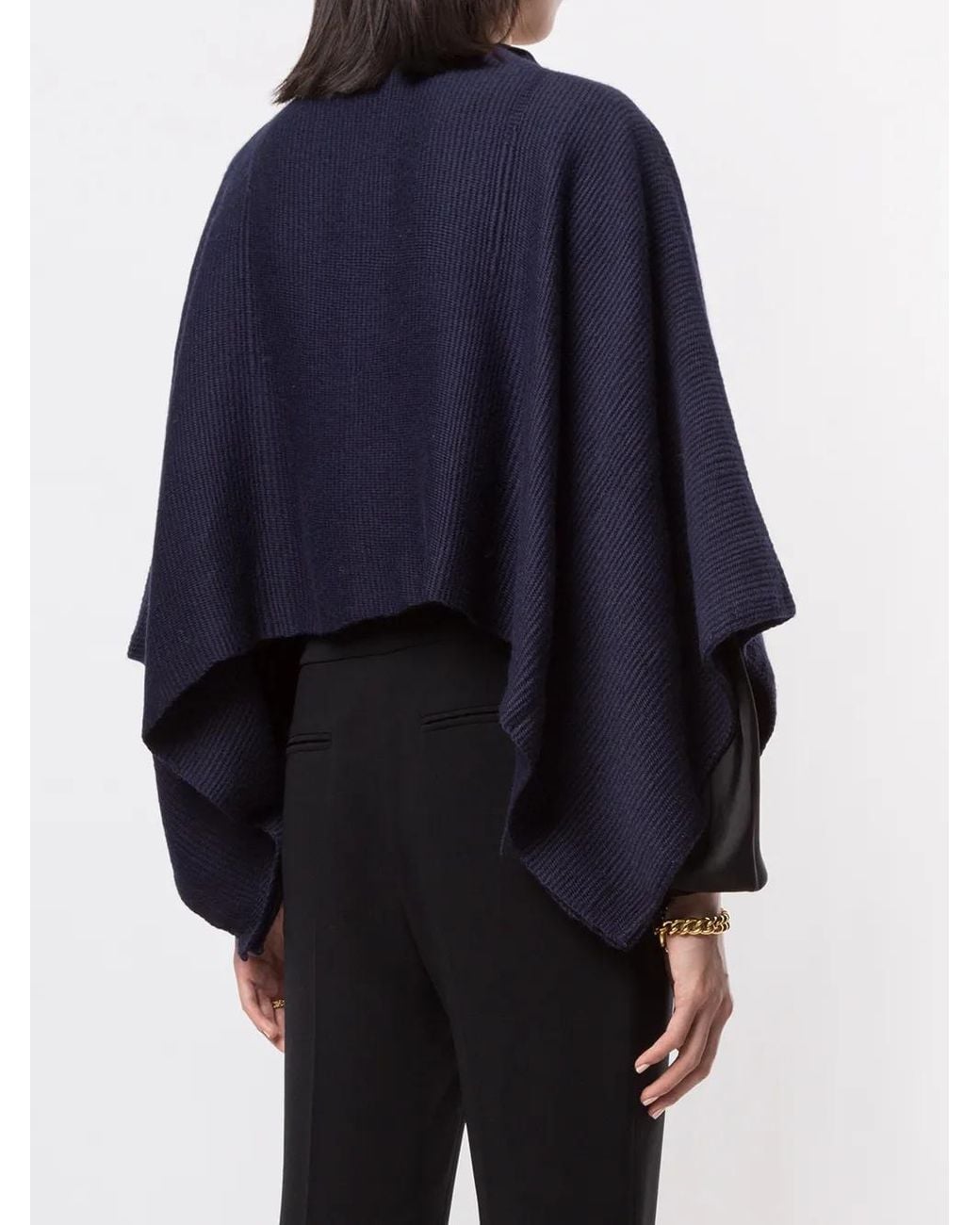 Voz Blue Solid Cropped Jumper