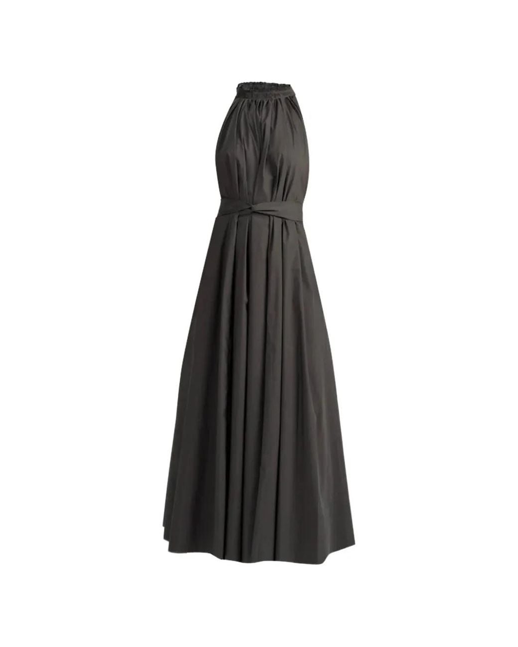 Sa Su Phi Black Robe Longue Frida À Design Sans Manches