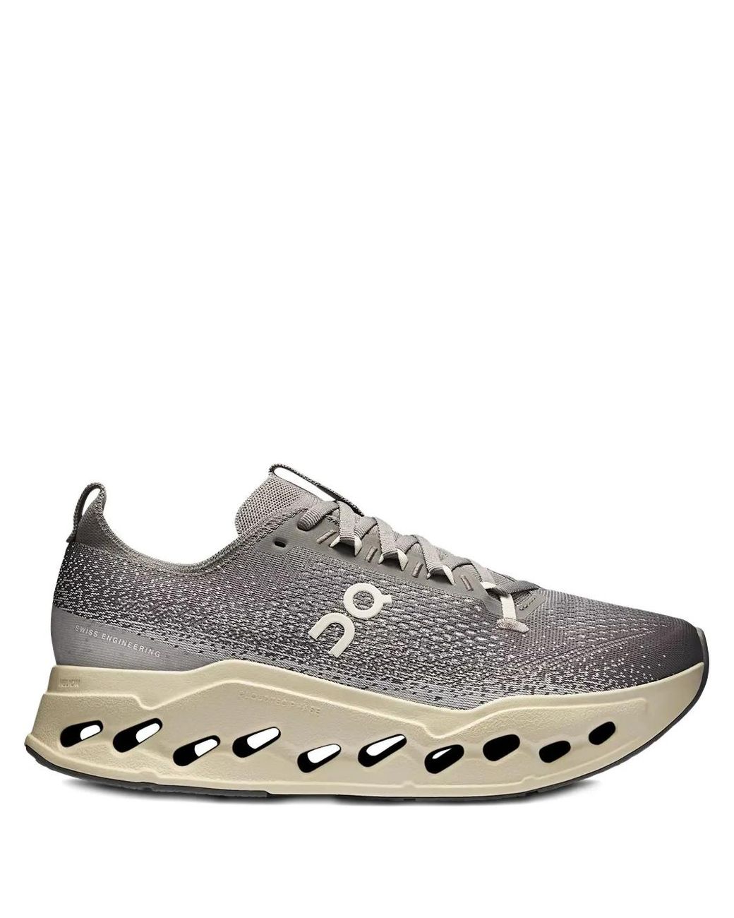 On Shoes Gray Cloudsurfer Max Sneakers for men
