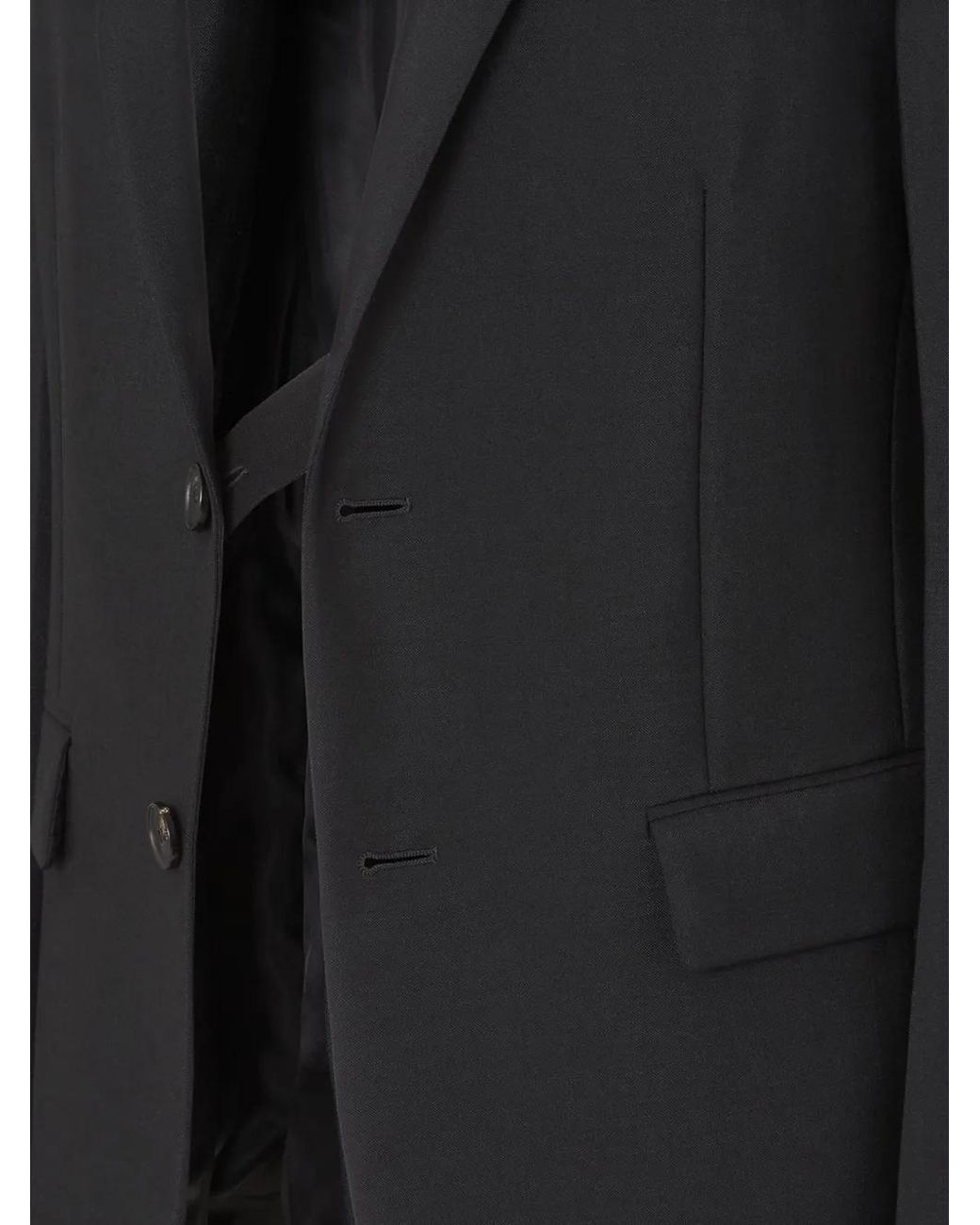 Fendi Black Single-Breasted Blazer