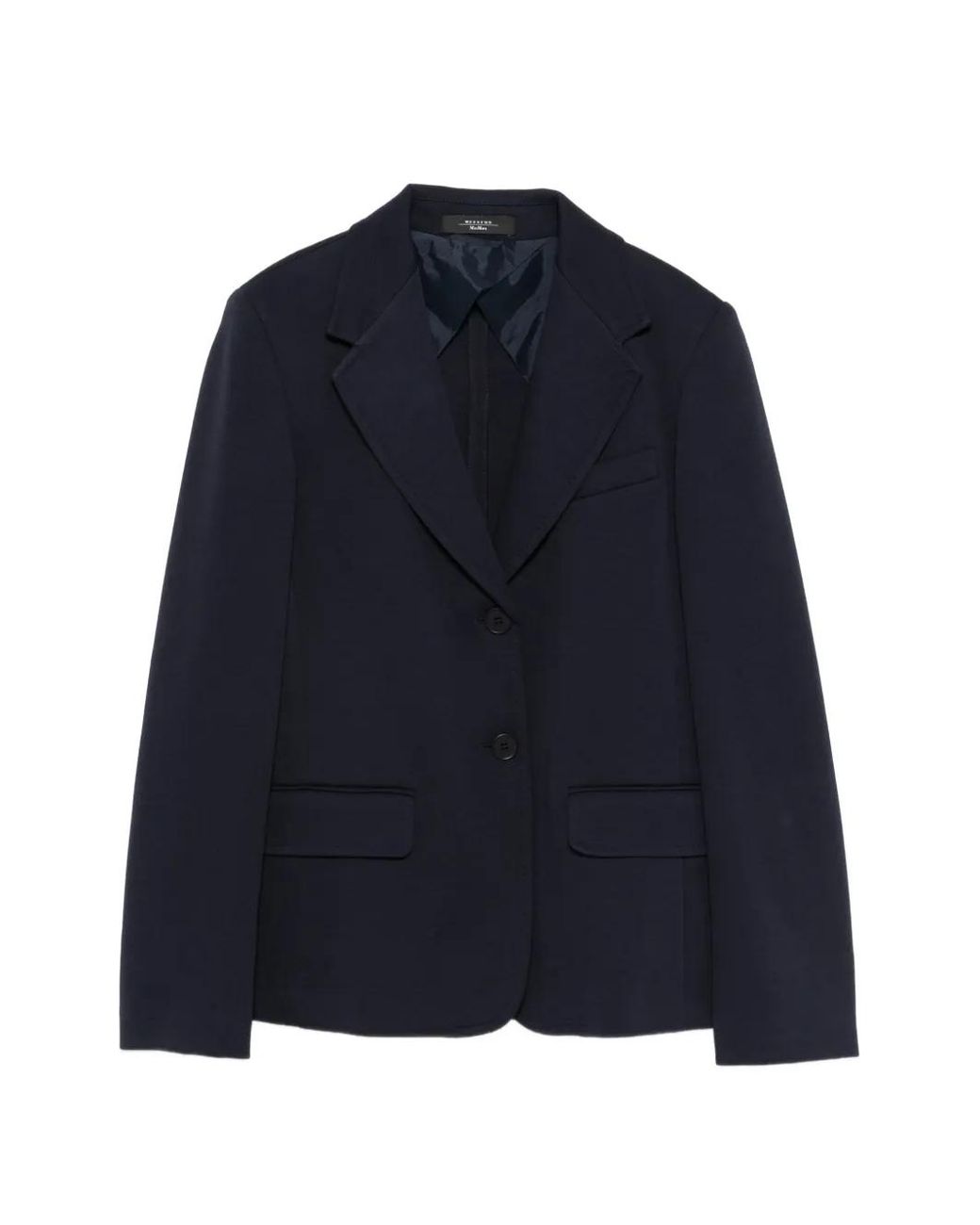 Weekend by Maxmara Blue Wkdginnasta Button Blazer