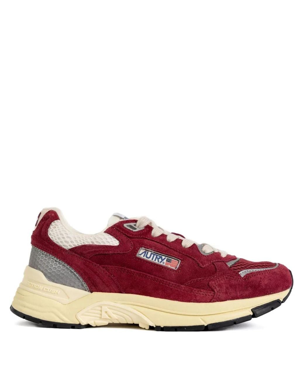 Autry Sneakers Mit Mesh-Obermaterial Aus Wildleder in Pink für Herren