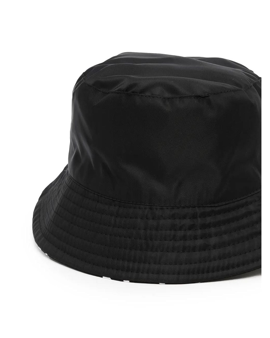 More Joy Black Logo-Patch Bucket Hat