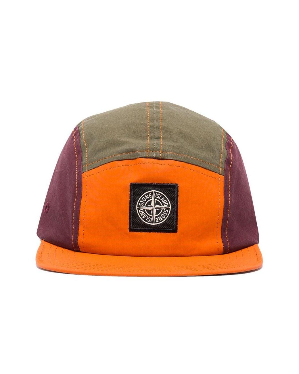Stone Island Block 5 Panel Cap in 