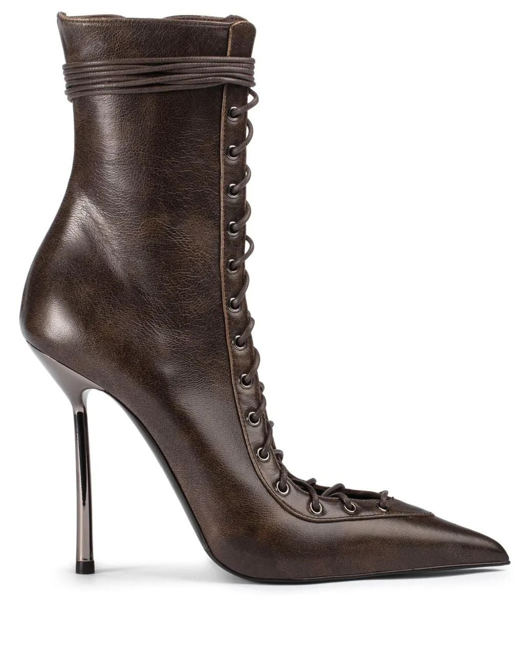 Le Silla Brown 120Mm Colette Ankle Boots