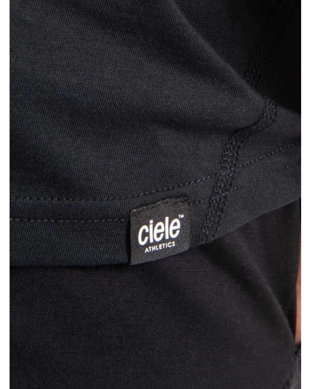 Ciele Athletics Black Logo-Print Crew-Neck T-Shirt for men