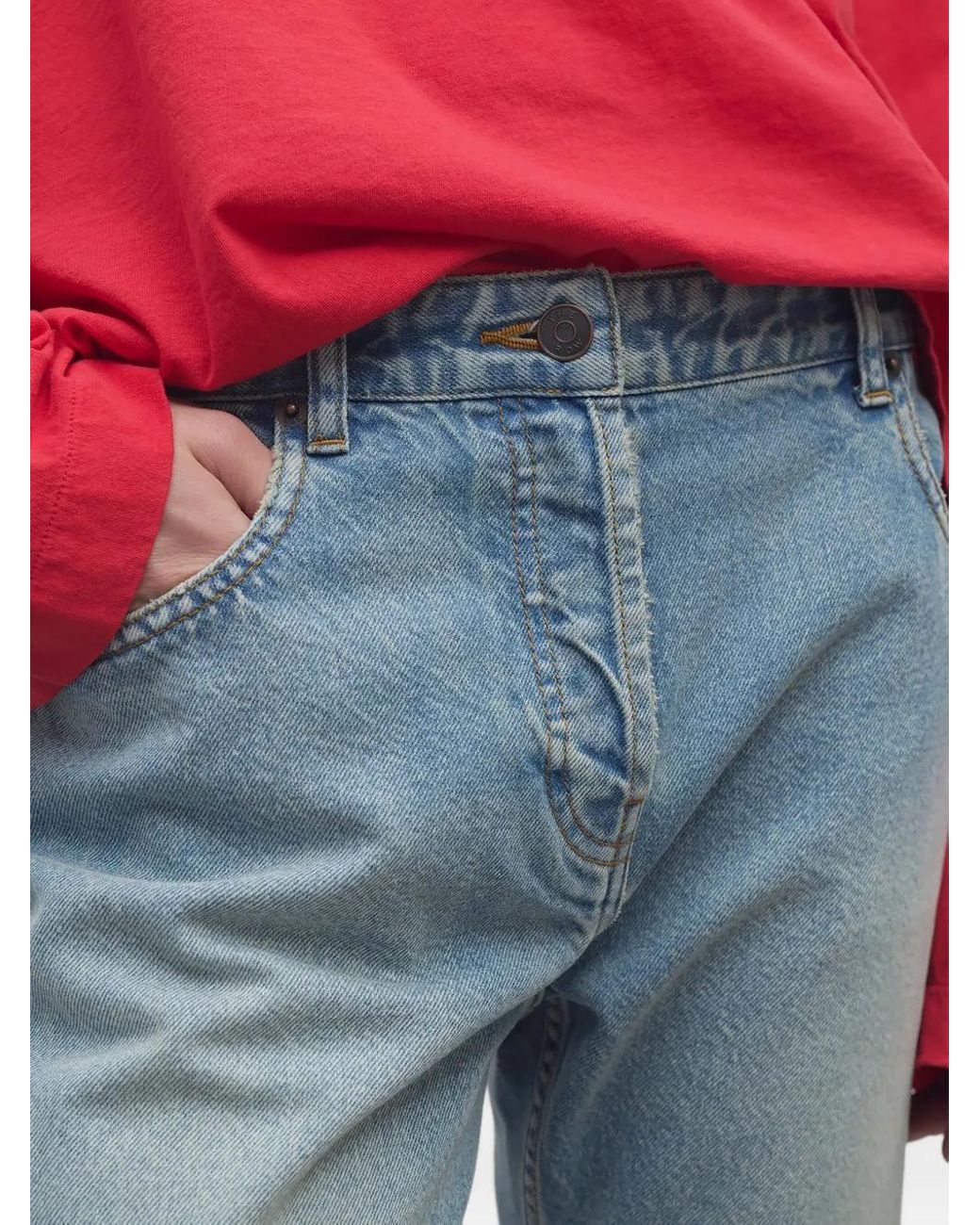 The Row Blue Riaco Jean In Cotton