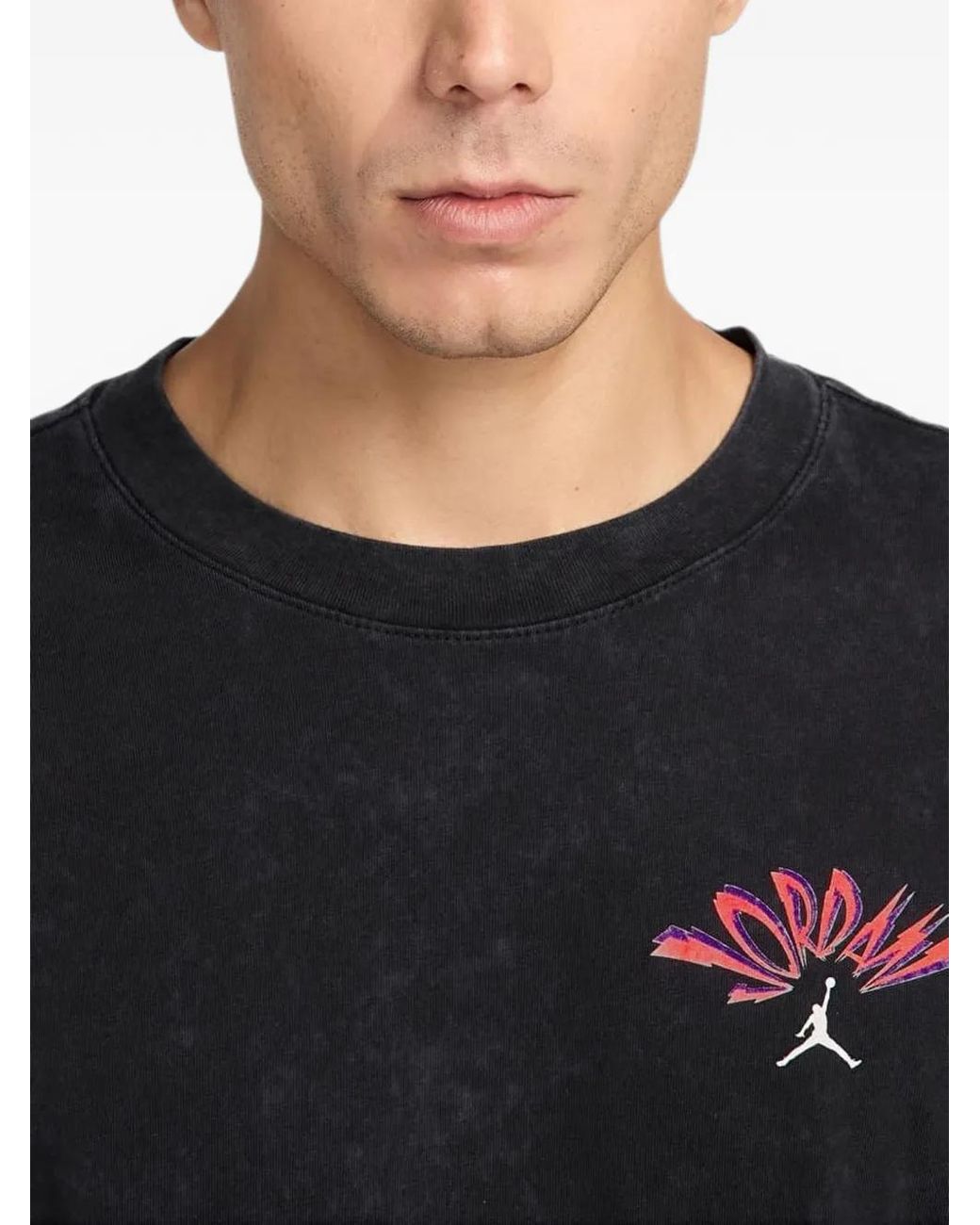 Nike Blue Flight Graphic-Print T-Shirt for men