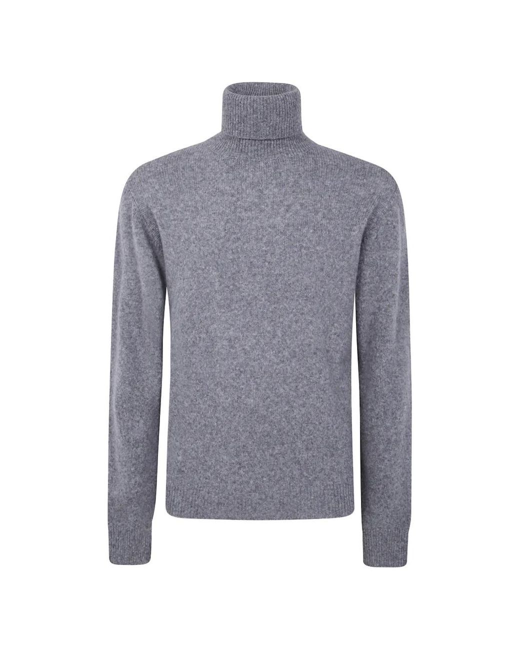 Nuur Blue Roll-Neck Wool Sweater for men