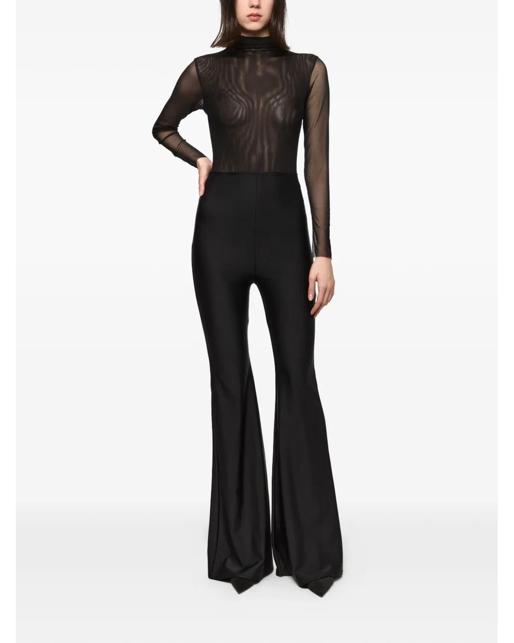 Atu Body Couture Flared Broek in het Black