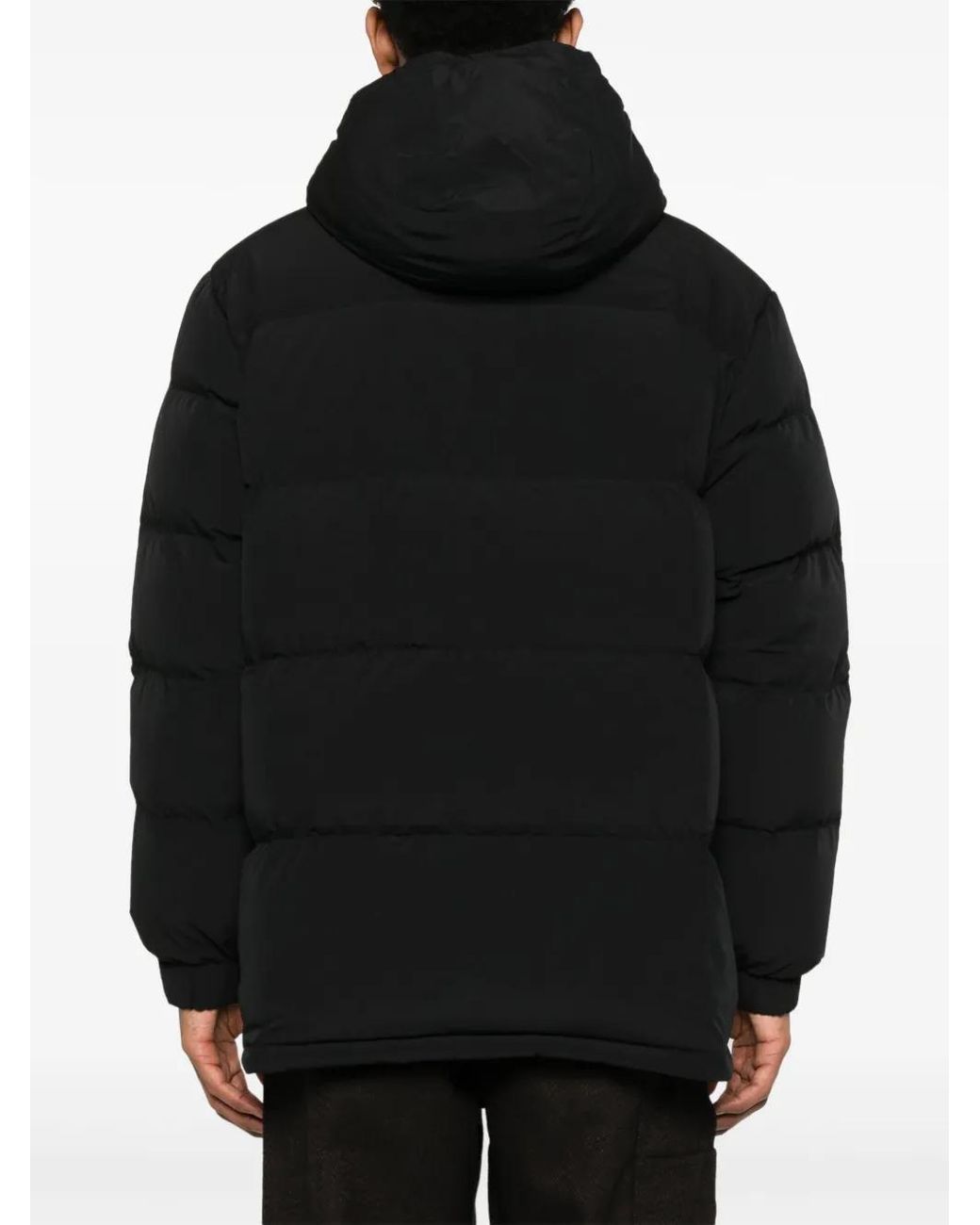 Maison Kitsuné Black Puffer Jacket for men