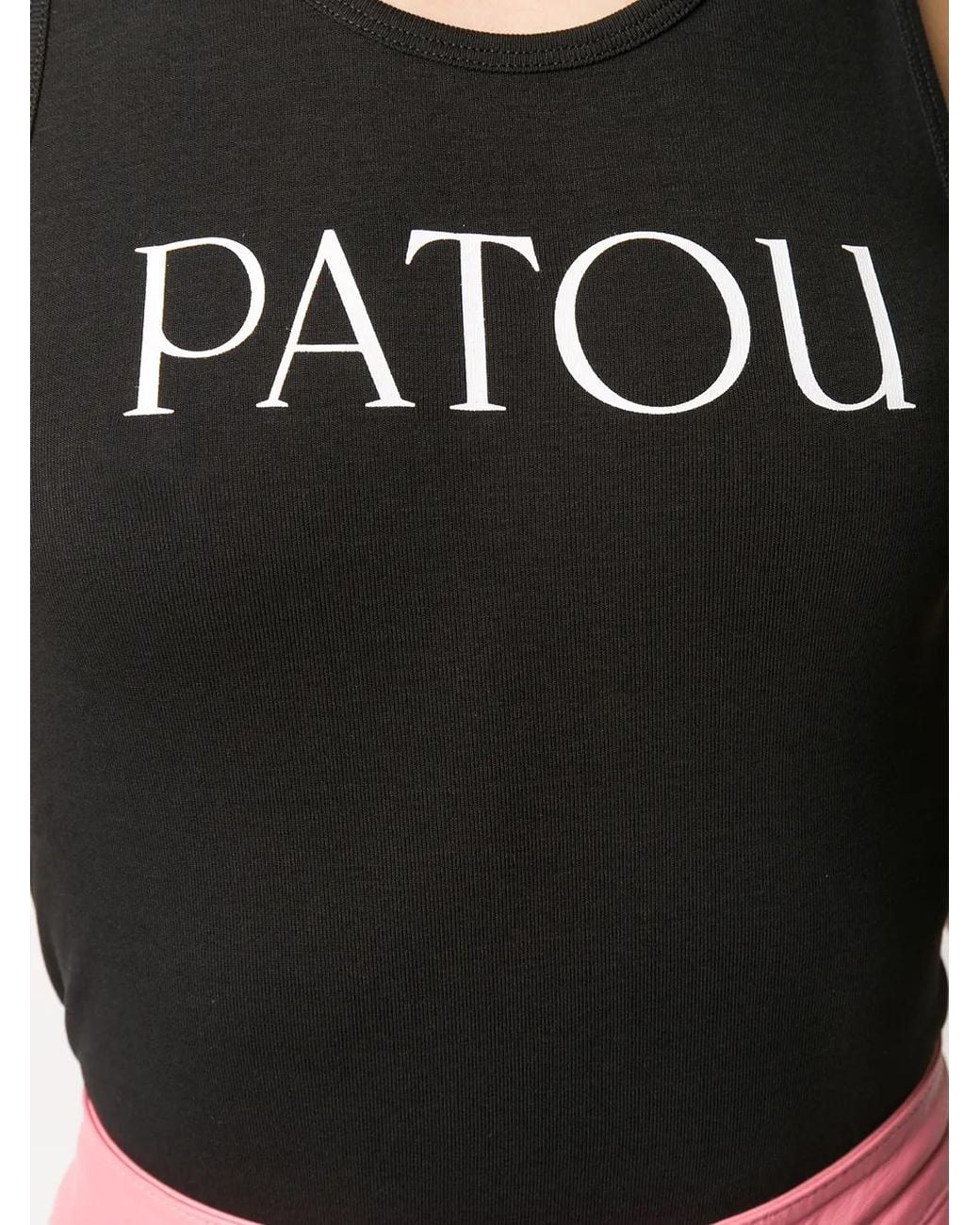 Patou Black Iconic Tank Top