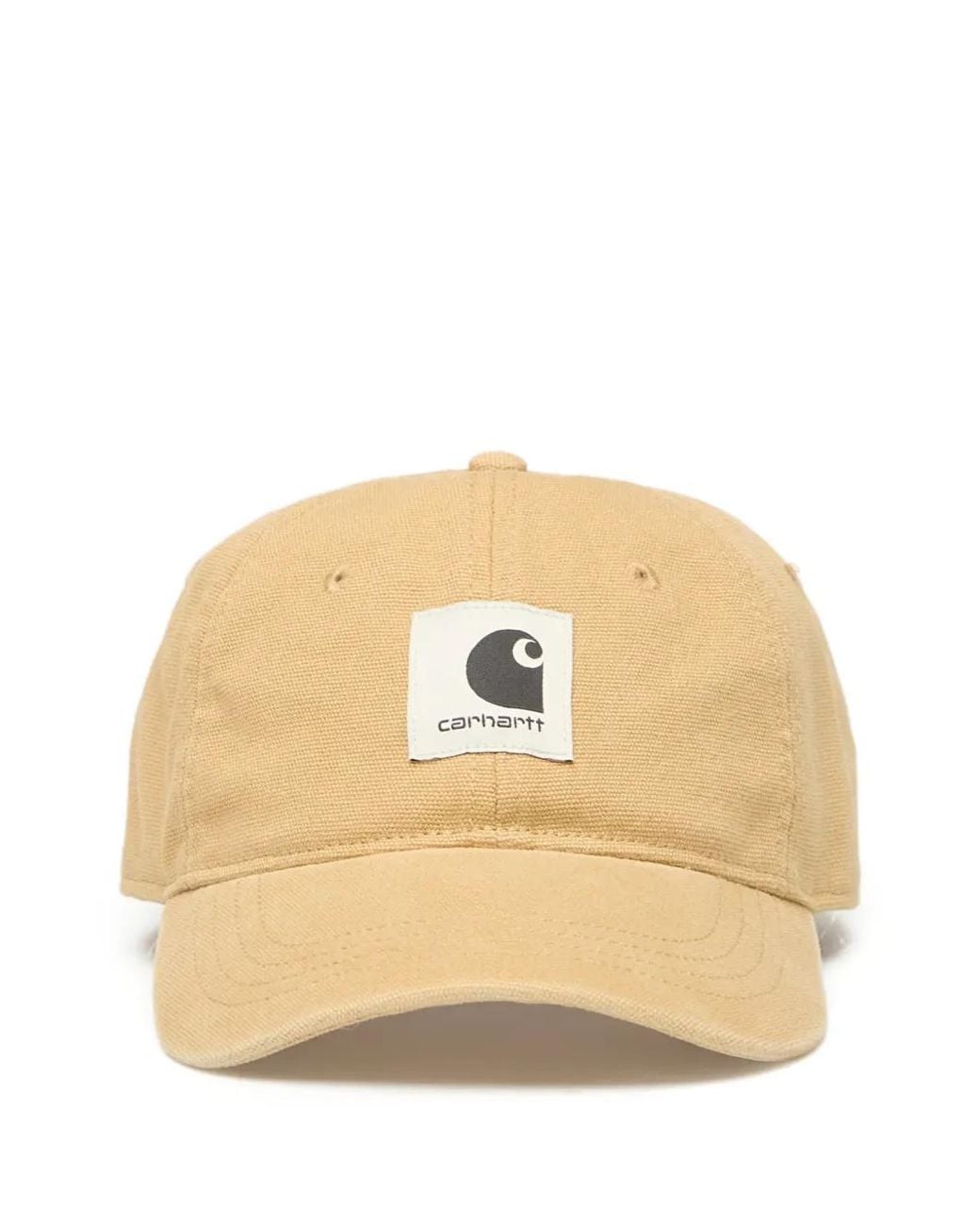Carhartt Natural Logo-Patch Canvas Cap