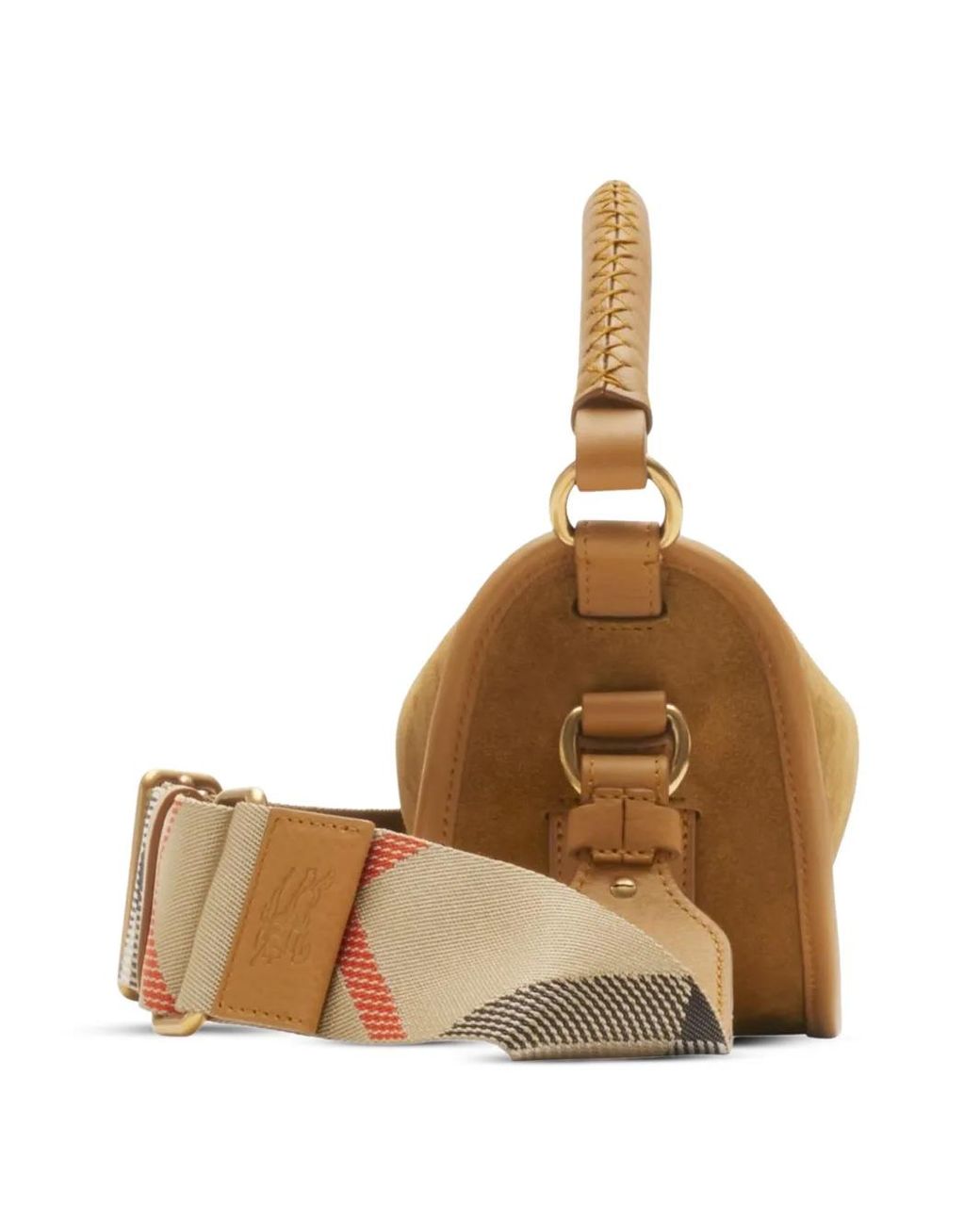 ショルダーバッグ・ポシェット BURBERRY 'B Clip' mini shoulder bag Brown BURBERRY - B Clip small bag | Leam Roma - Luxury Shopping Online