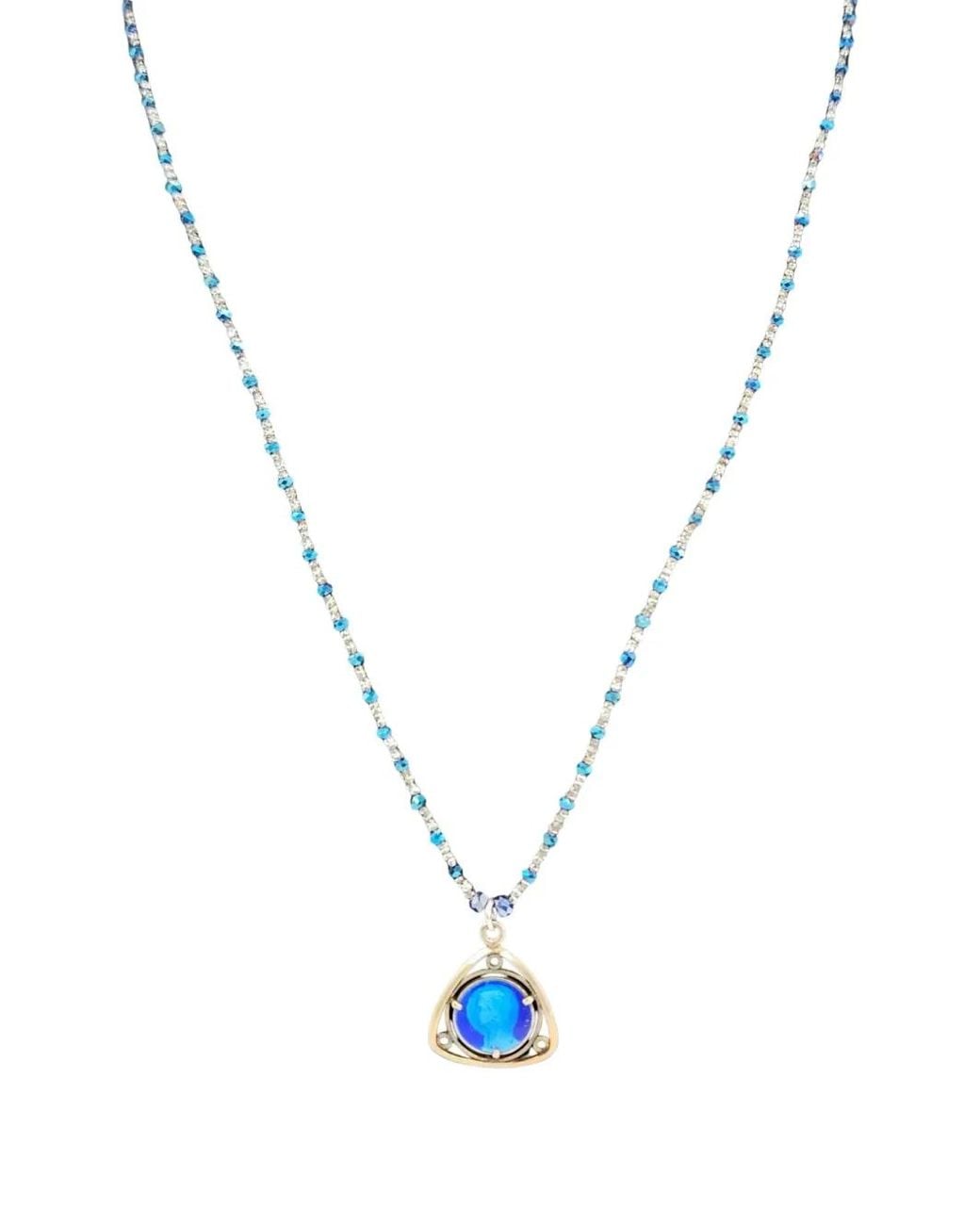 Madison Metallic Mary-2 Bead-Embellished Necklace