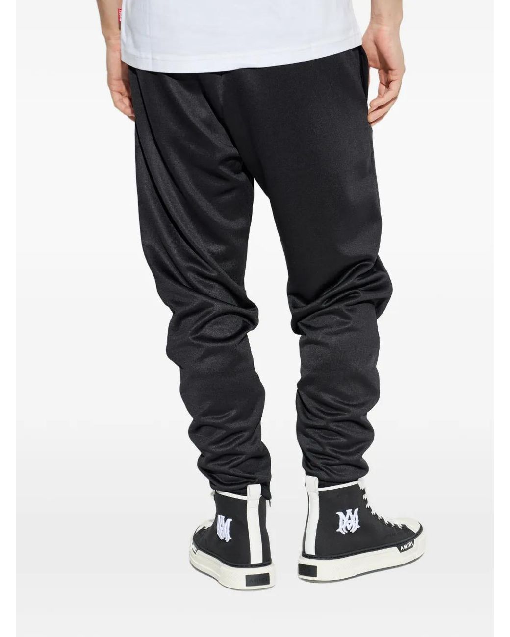 DIESEL Blue Logo-Embroidered Track Pants for men