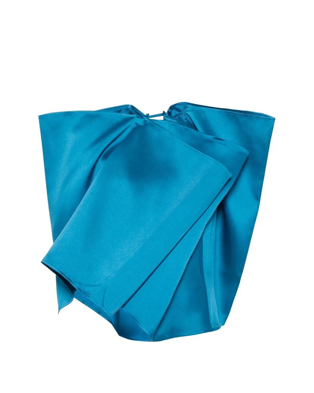 Lutz Huelle Blue Lotus Asymmetric Top