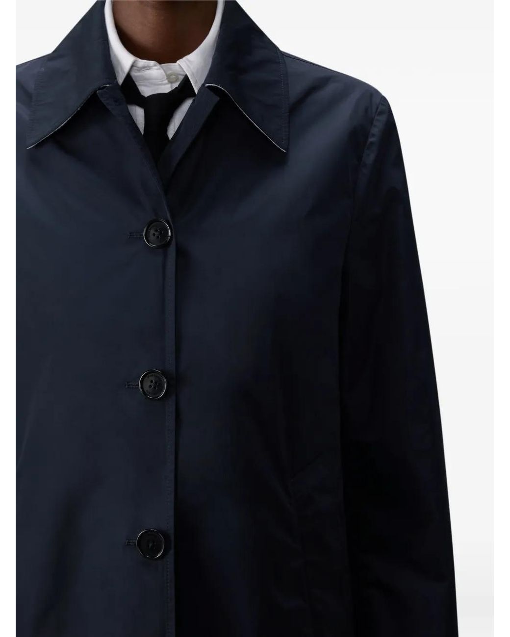 Abrigo Con Botones Thom Browne de color Blue