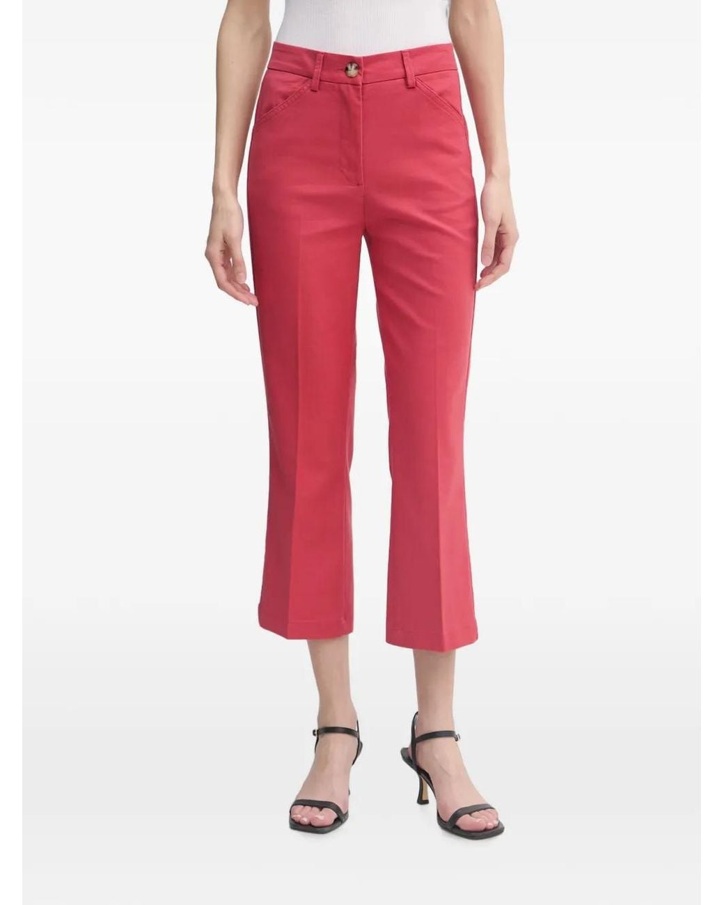 Benetton Red Welt-Pocket Trousers