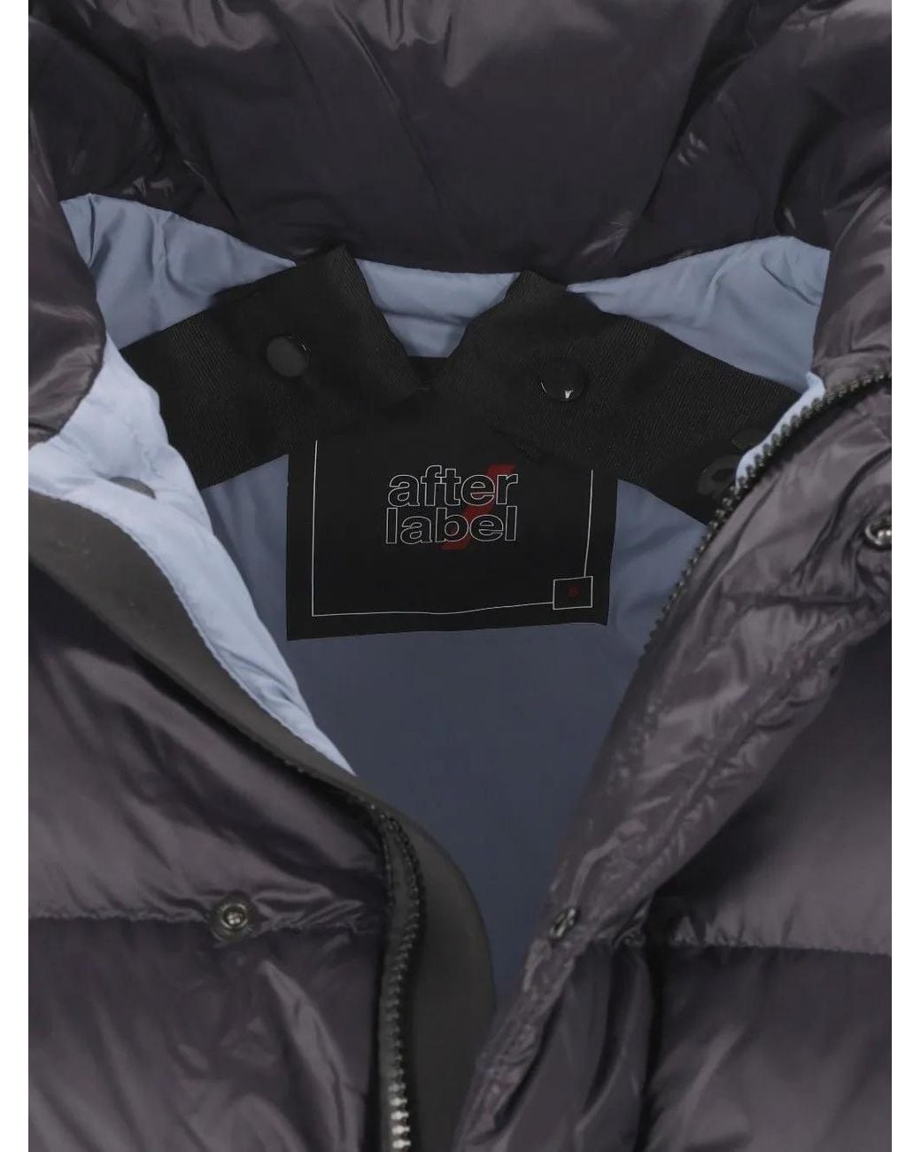 AFTER LABEL Blue Chamonix Quilted Coat for men