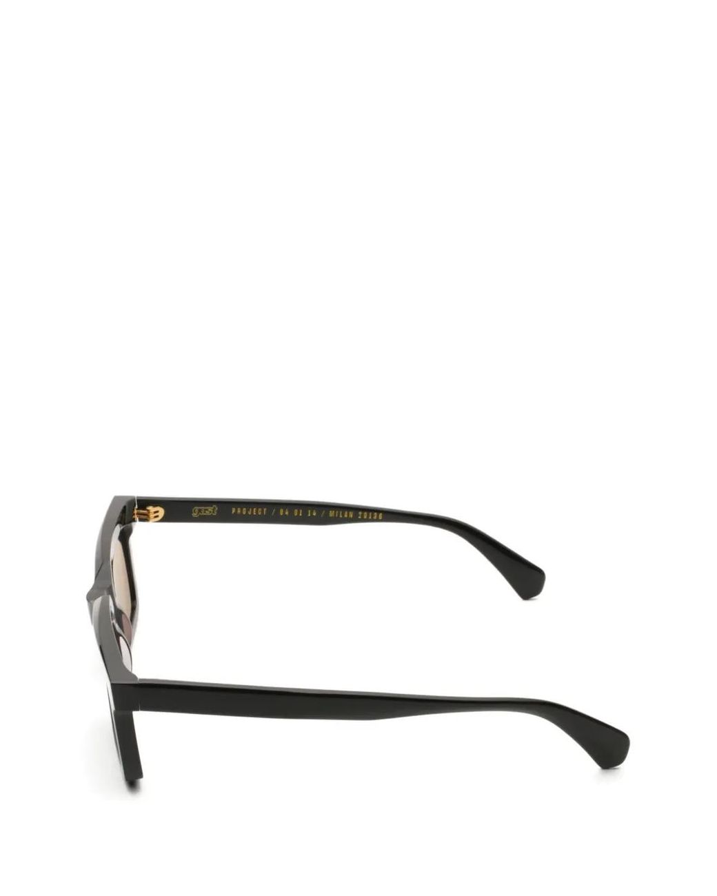 Gast Black Rare Square-Frame Sunglasses