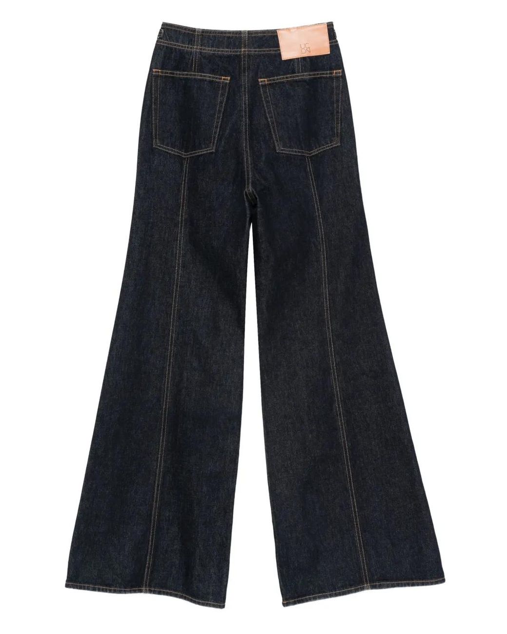 Ulla Johnson Blue Trimmed Jeans