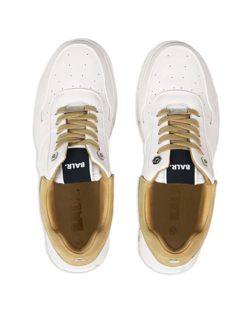 BALR Logo-Plaque Sneakers in White for Men | Lyst