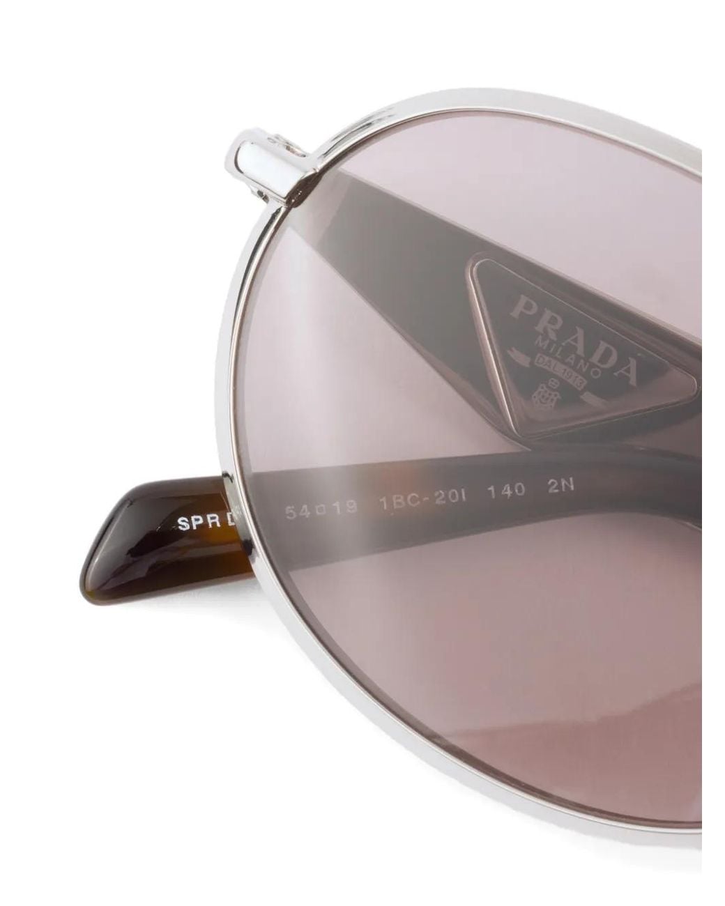 Prada Pink Sunglasses With Logo