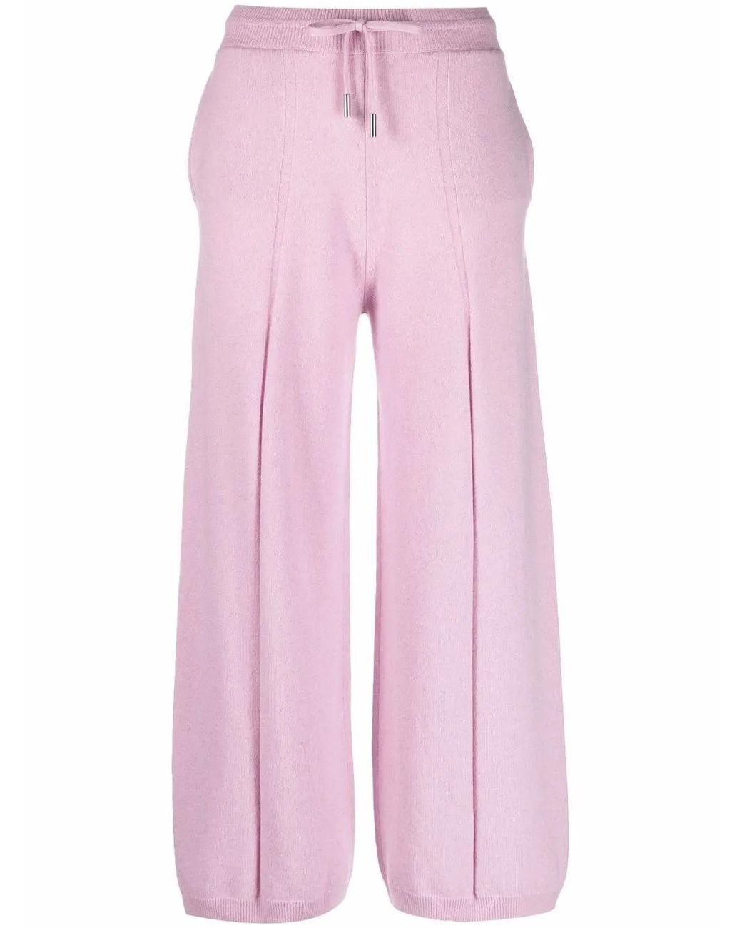 Stella McCartney Pink Inverted Pleat Comfort Trousers