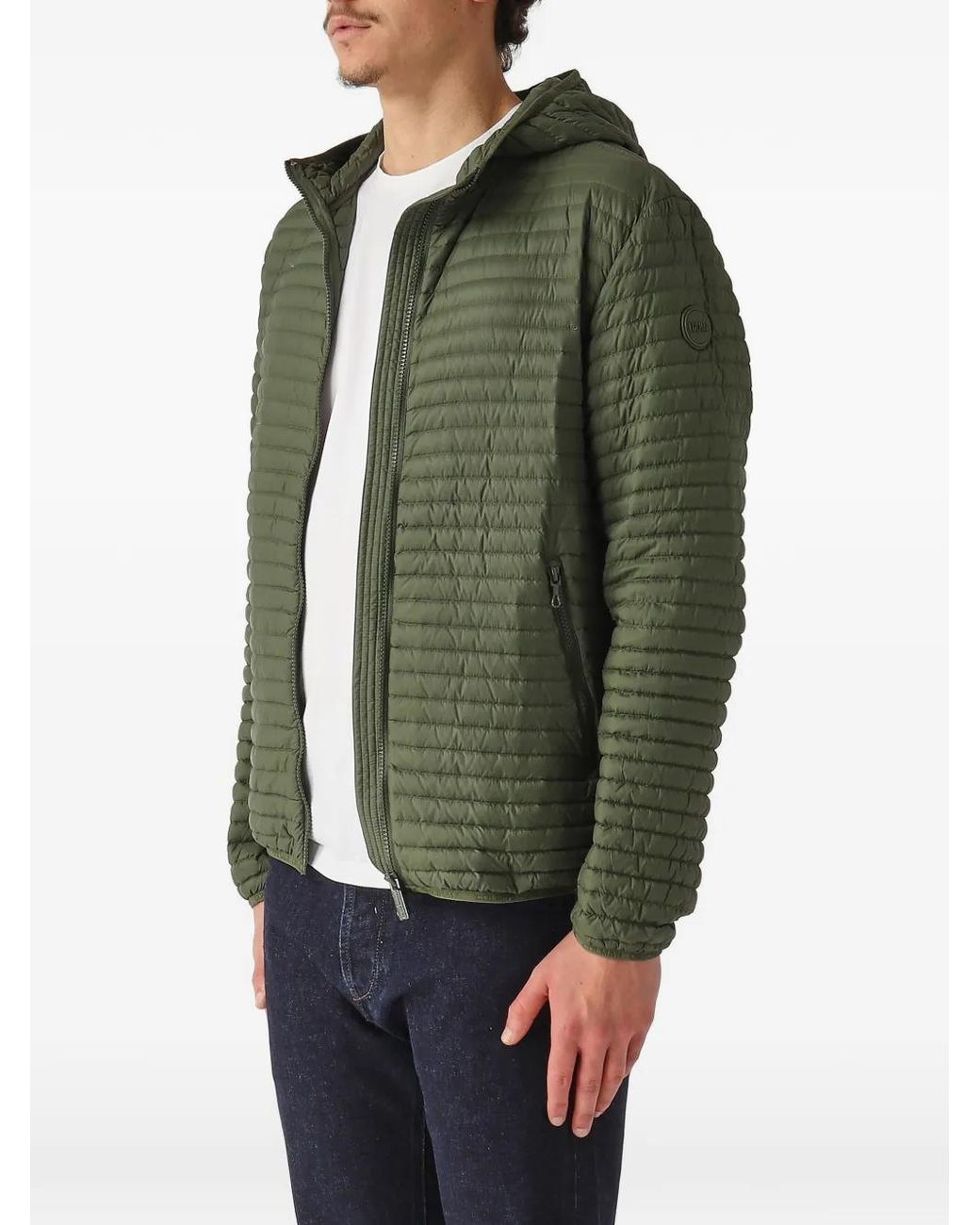 Colmar Green Hooded Zip-Up Jacket for men