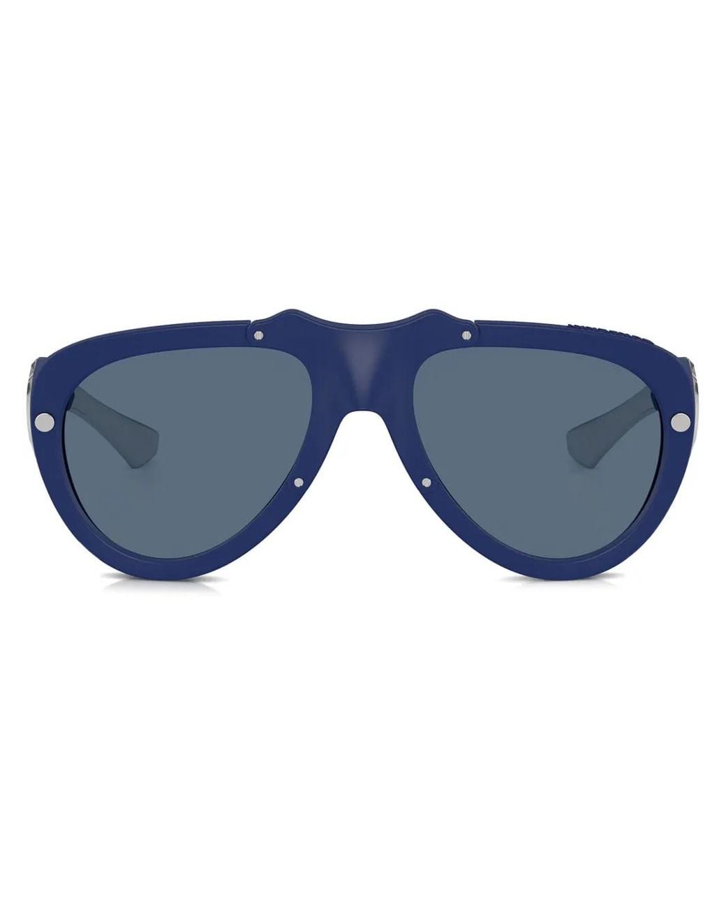 Burberry Blue Lunettes De Soleil À Monture Oversize