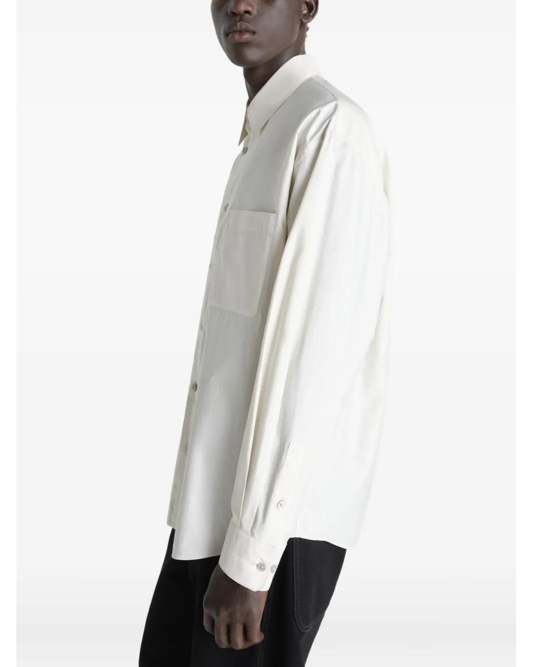 Lemaire White Regular Shirt for men