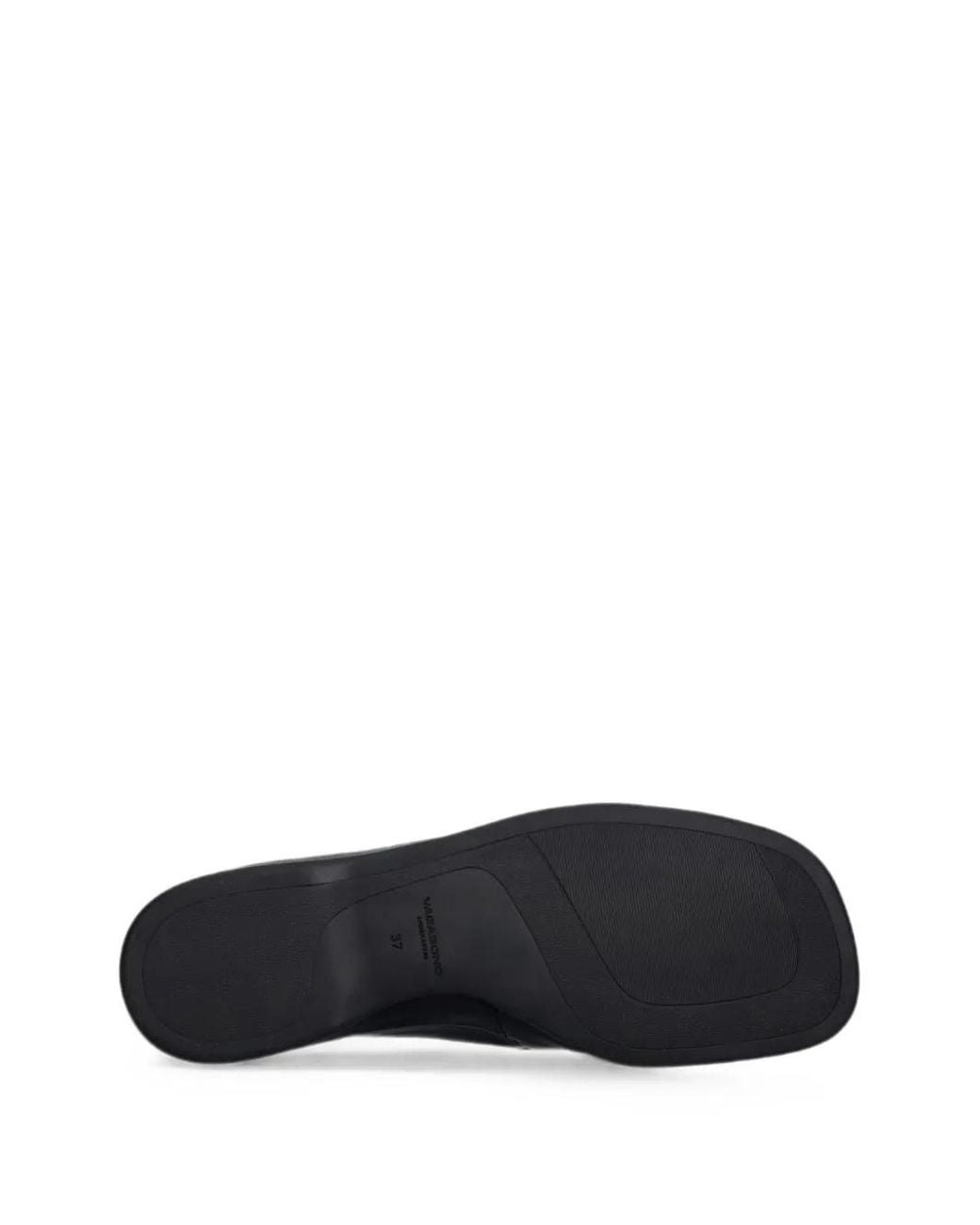 Vagabond Black Sammie Square-Toe Leather Loafers