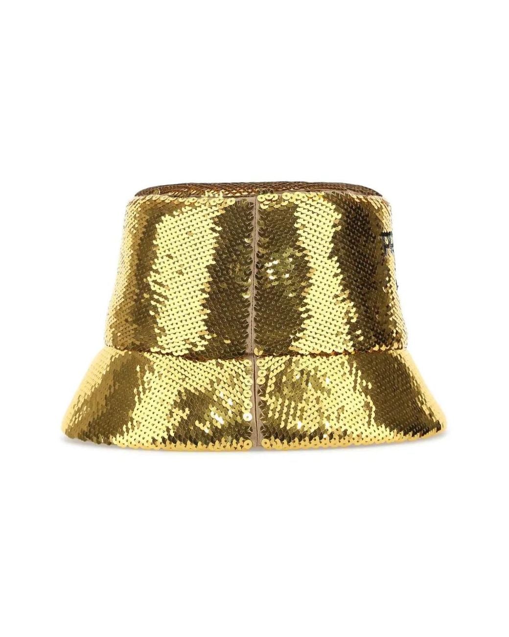 Prada Metallic Sequinned Bucket Hat