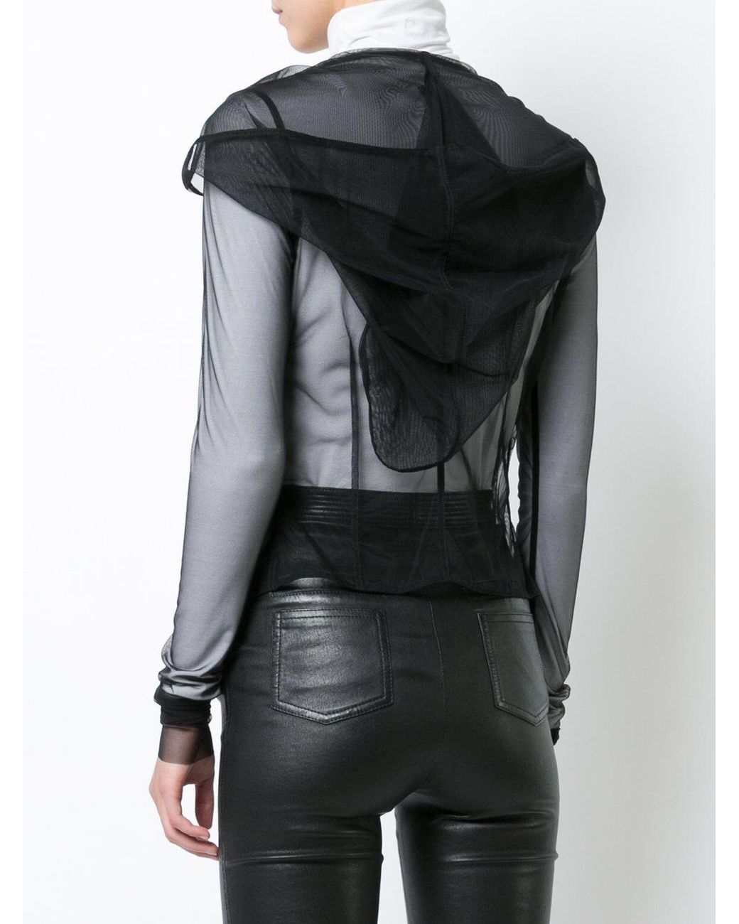 Sheer long sleeve clearance jacket