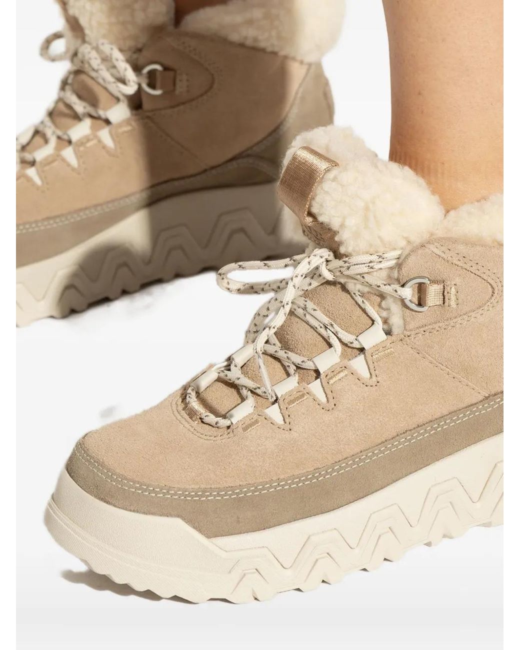 Ugg Natural Terretrail Cosy Lace Up Boots