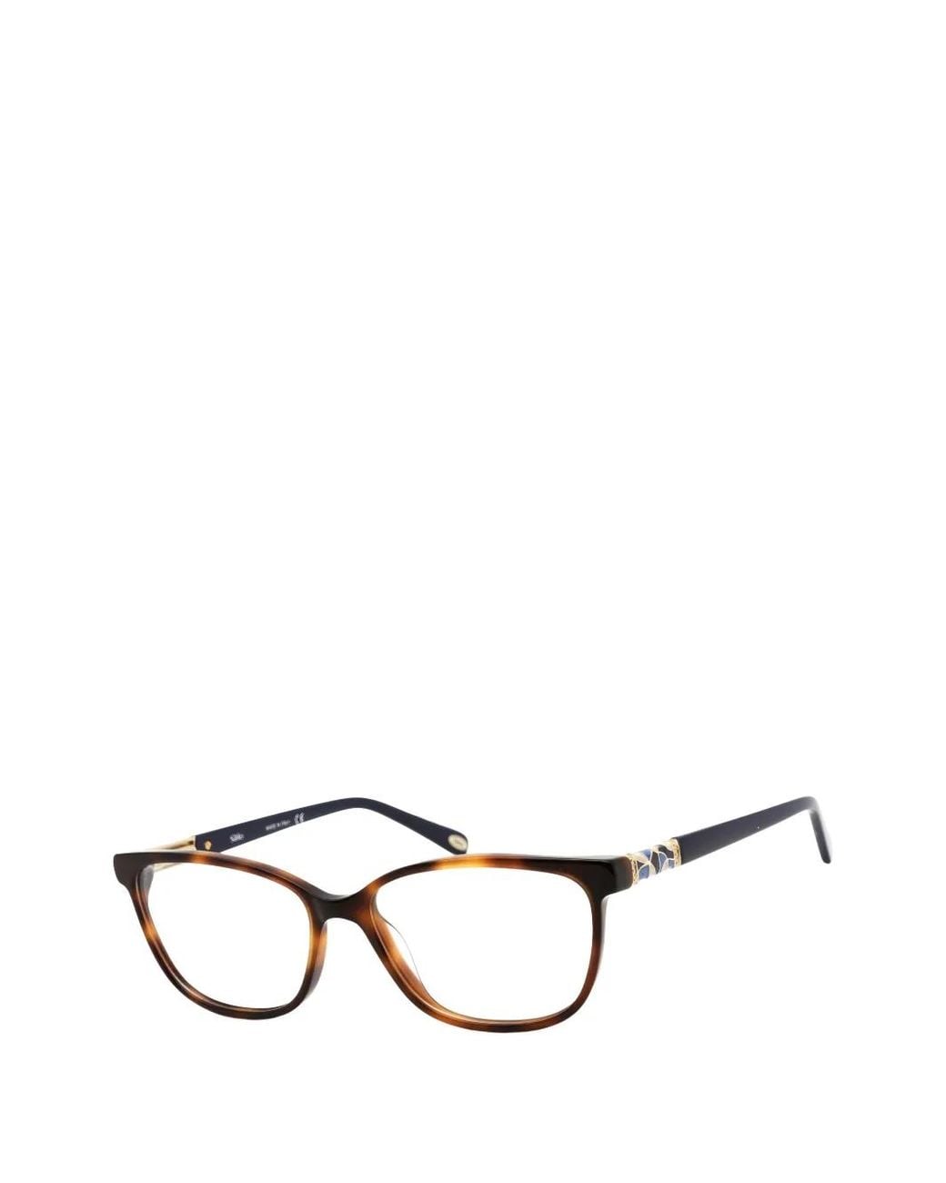 Emozioni Black Tortoiseshell-Effect Rectangle-Frame Glasses