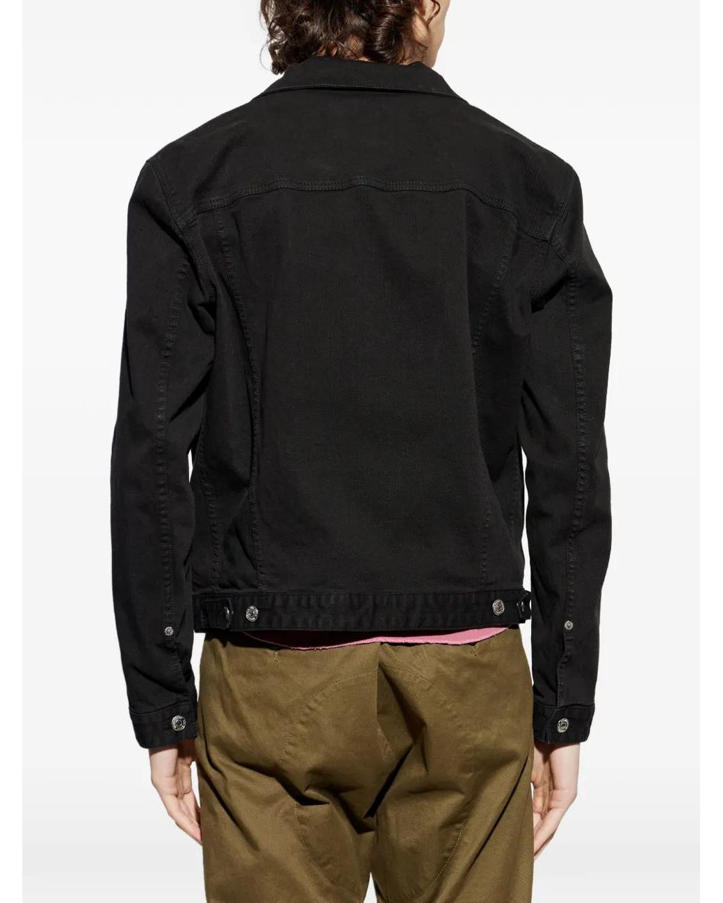DSquared² Black Dan Denim Jacket for men