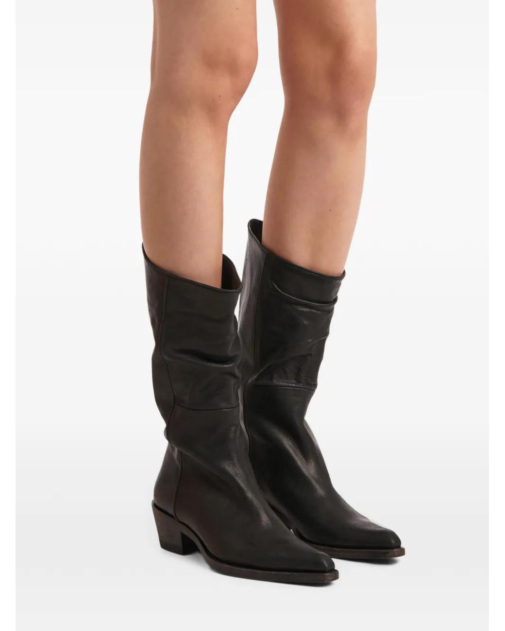 Khaite Black "Clive" Boot T.25
