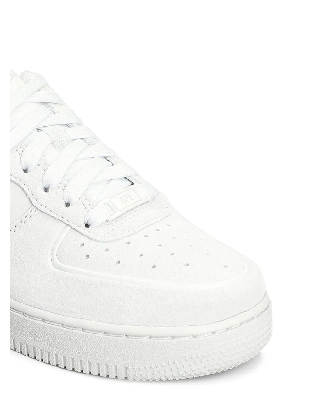 Nike White Baskets Air Force 1 '07 En Daim