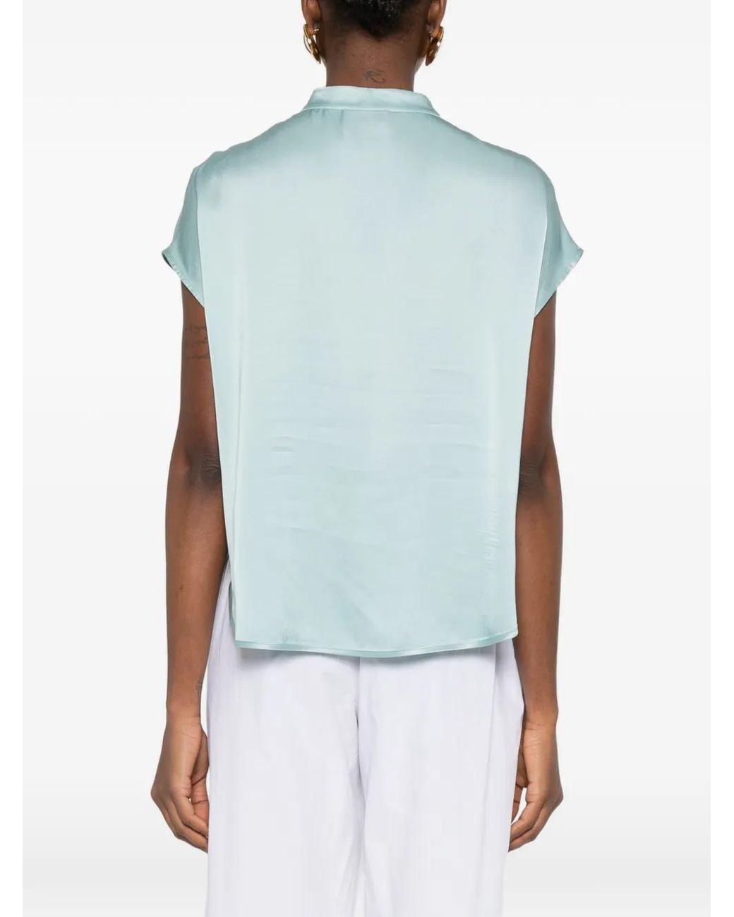 Ottod'Ame Blue Buttoned Shirt