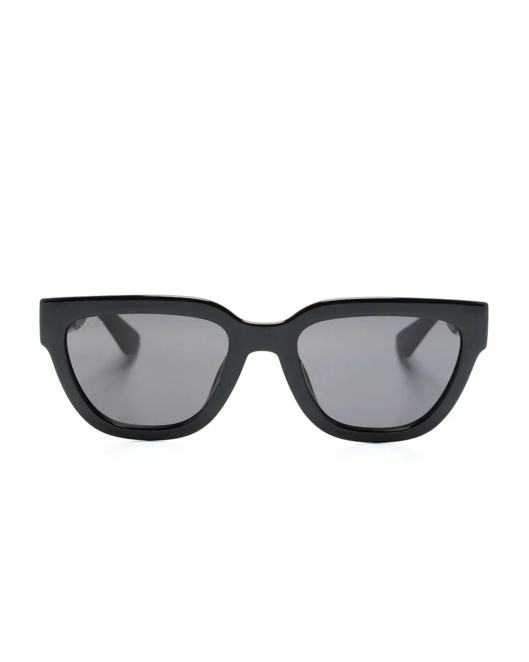 Gucci Gray Interlocking G-Logo Sunglasses