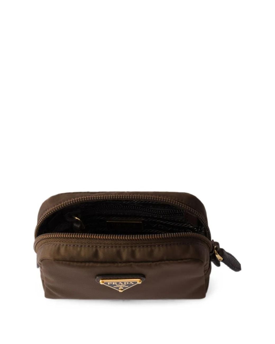 Prada Brown Micro Re-Nylon Pouch