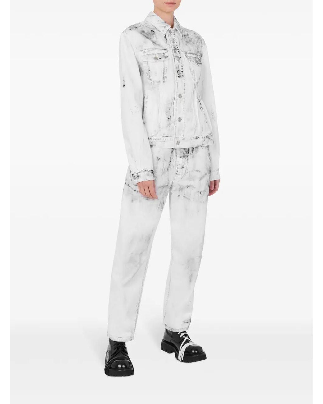 Moschino White Denim Jacket