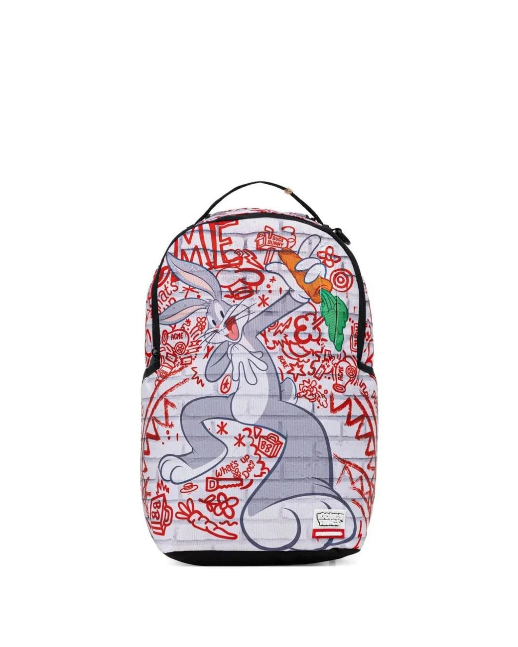 Sprayground Red Looney Tunes Graffiti-Print Backpack