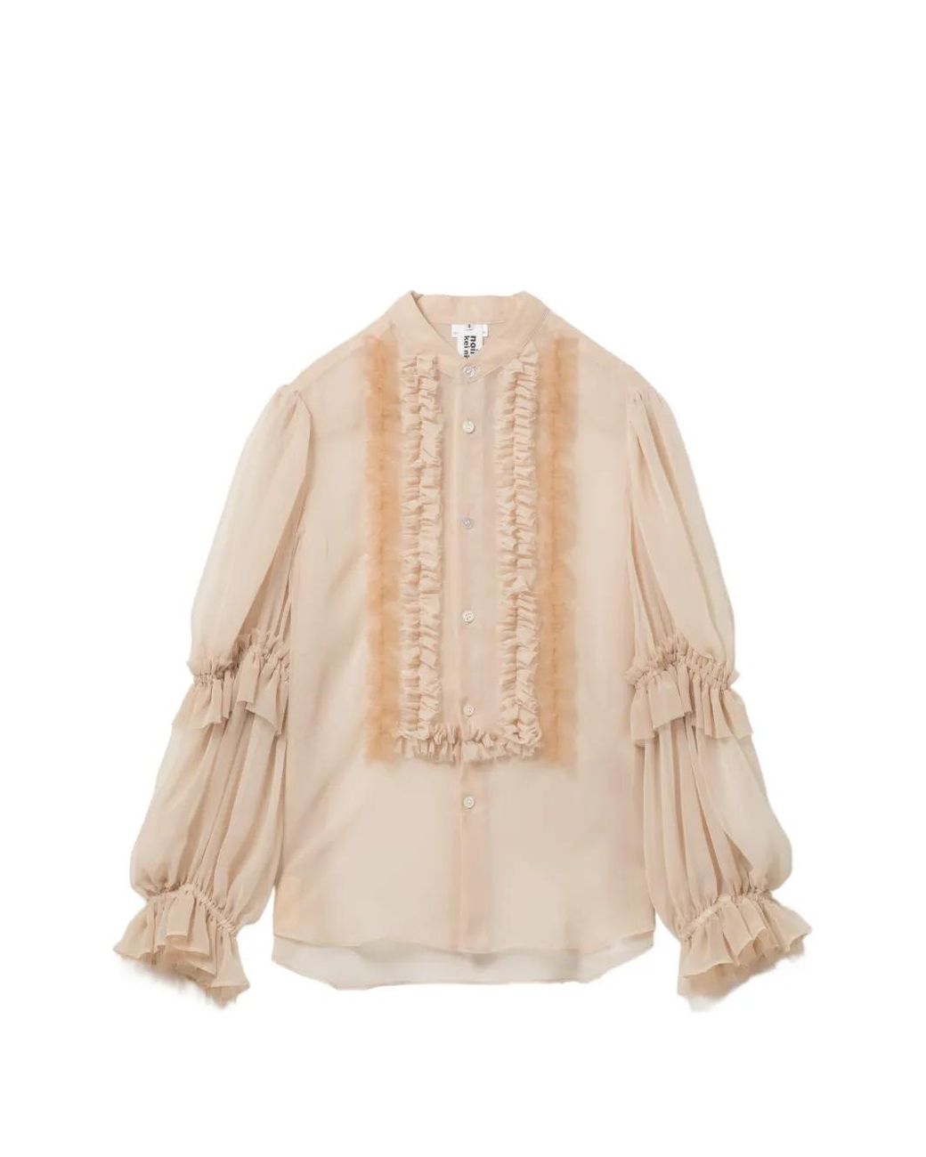 Noir Kei Ninomiya Natural Ruffled Blouse