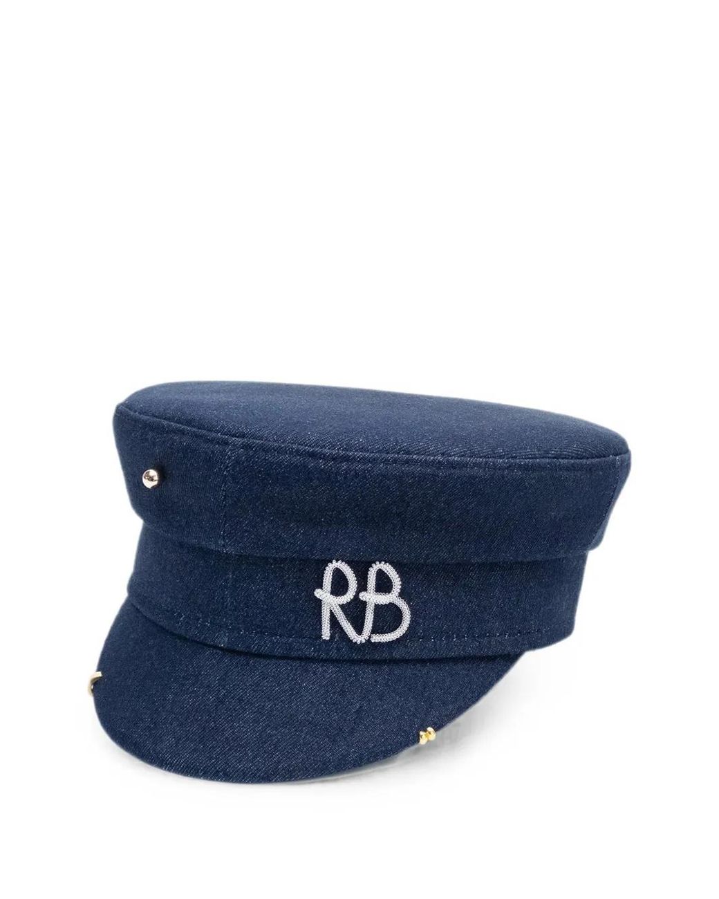 Ruslan Baginskiy Blue Baker Boy Pierced Cap