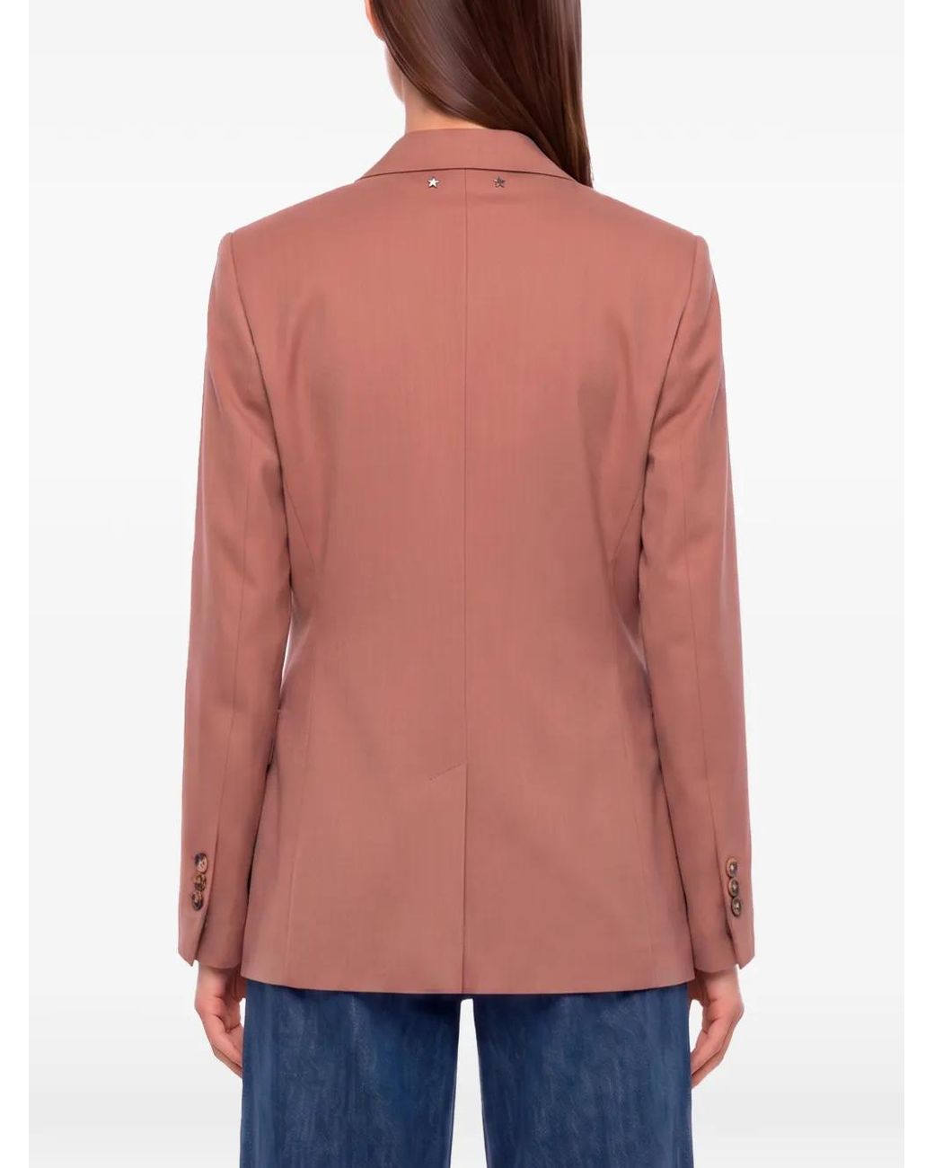 Golden Goose Deluxe Brand Pink Double-Breasted Blazer